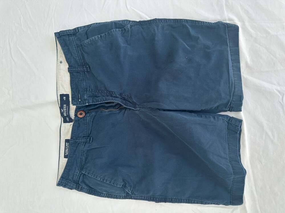 Hollister Classic Fit Short Size 30 Blue Epic Flex